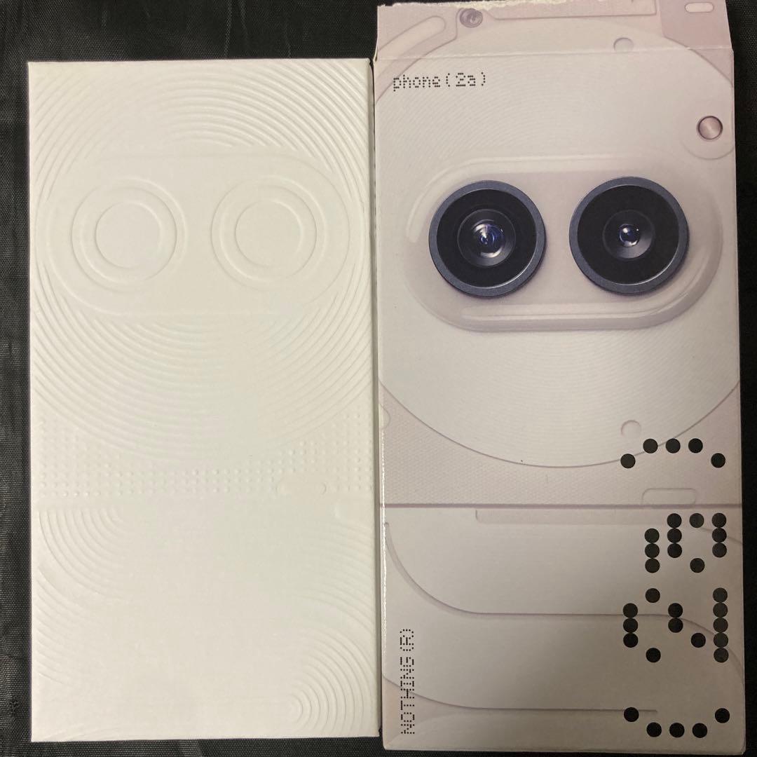 NOTHING phone(2a) 128GB Milk／ケース、フィルム、箱付