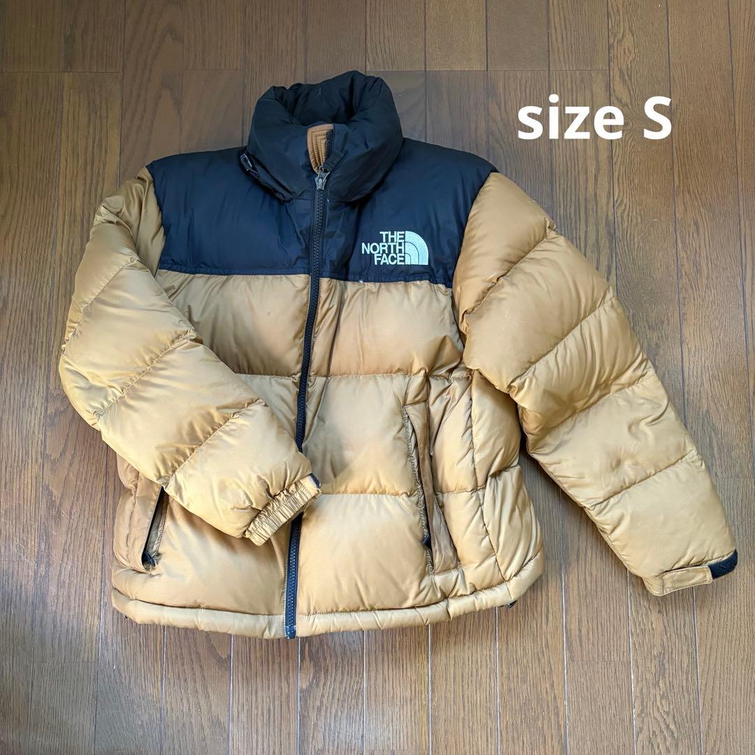 The North Face ヌプシジャケット　キャメル色