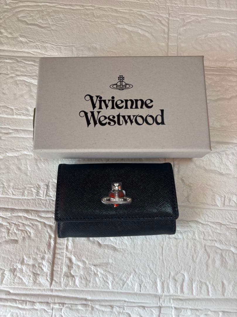 ‪【新品】ヴィヴィアンウエストウッド　ディアマンテ　キーケース　廃盤ハートオーブ