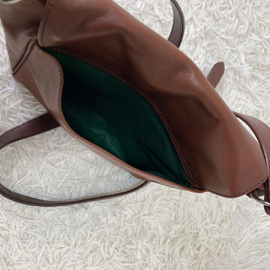 SOMES SADDEL✨極美品　メッセンジャーバッグ　スクエア　レザー　金具