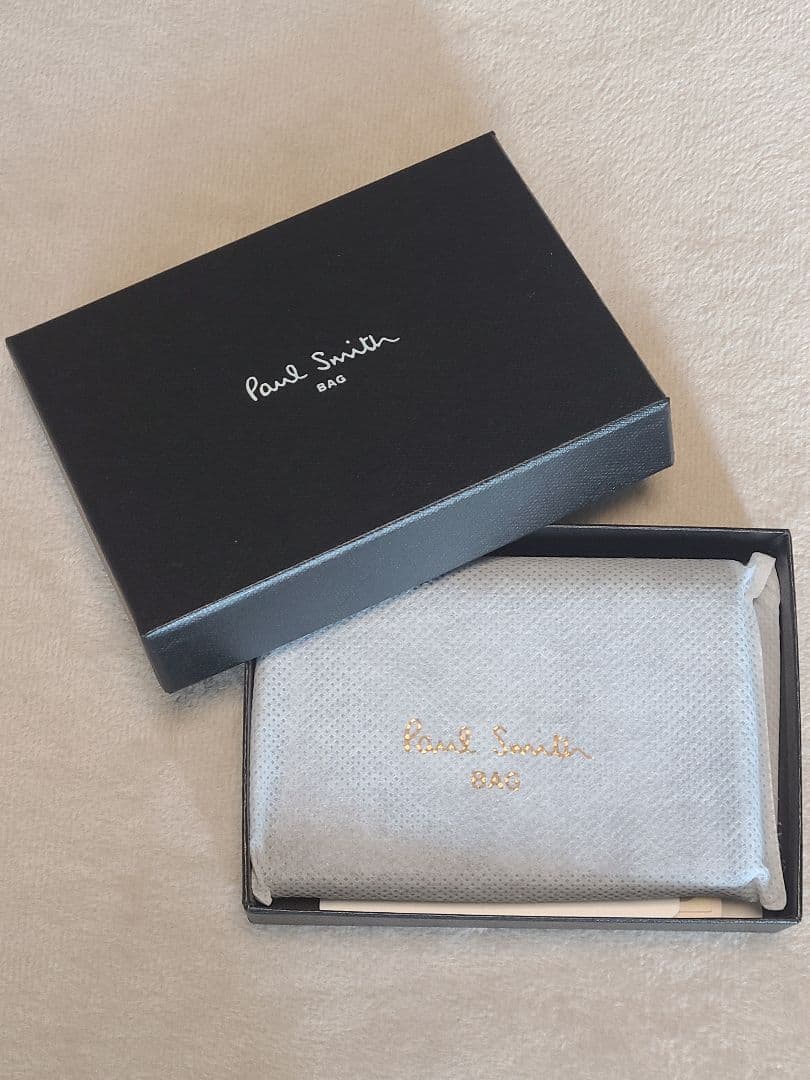 新品未使用ポールスミス PaulSmithコードバン名刺入れ 濃茶 最上級 希少