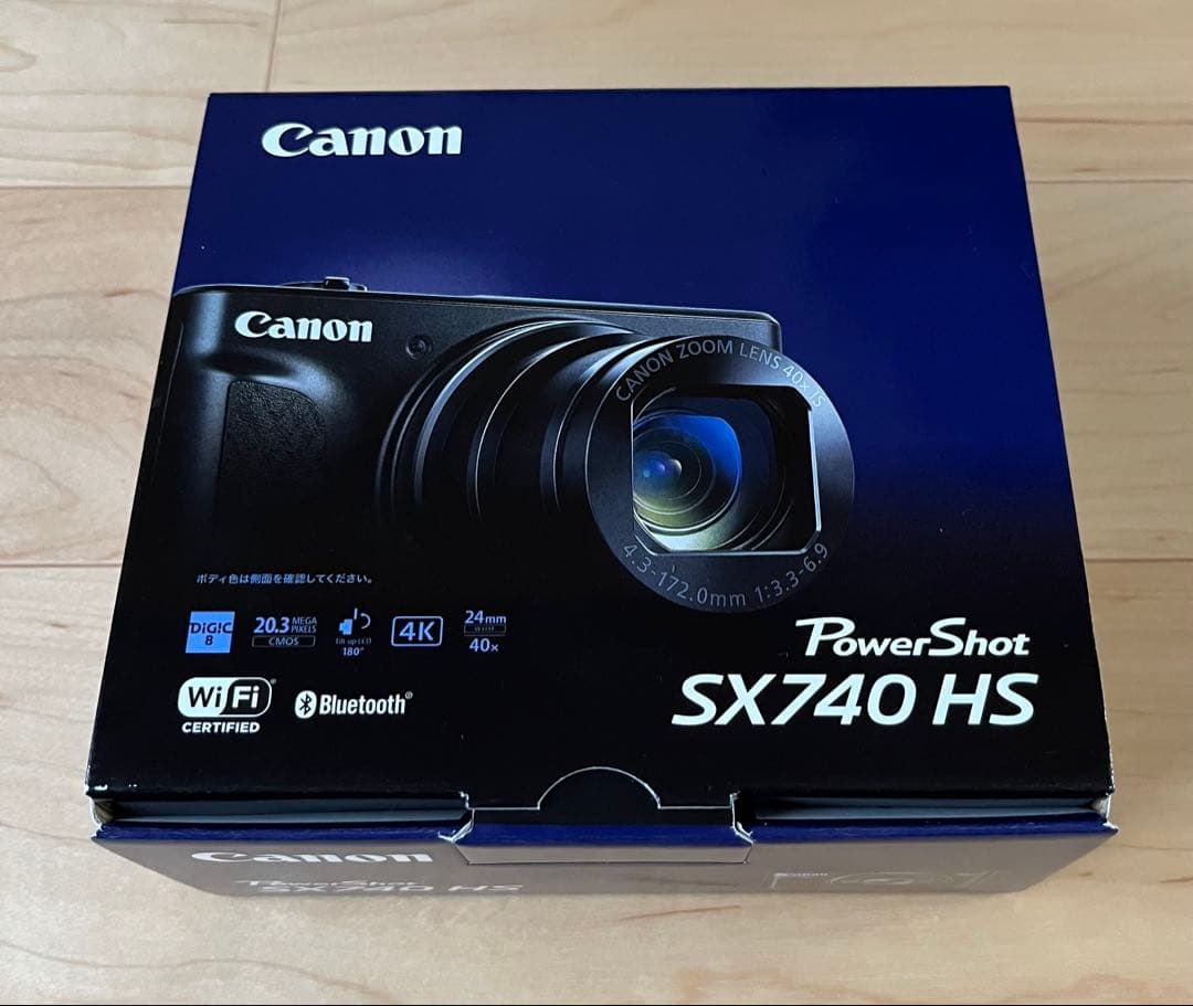 [新品.未使用]Canon PowerShot SX740 HS ブラック