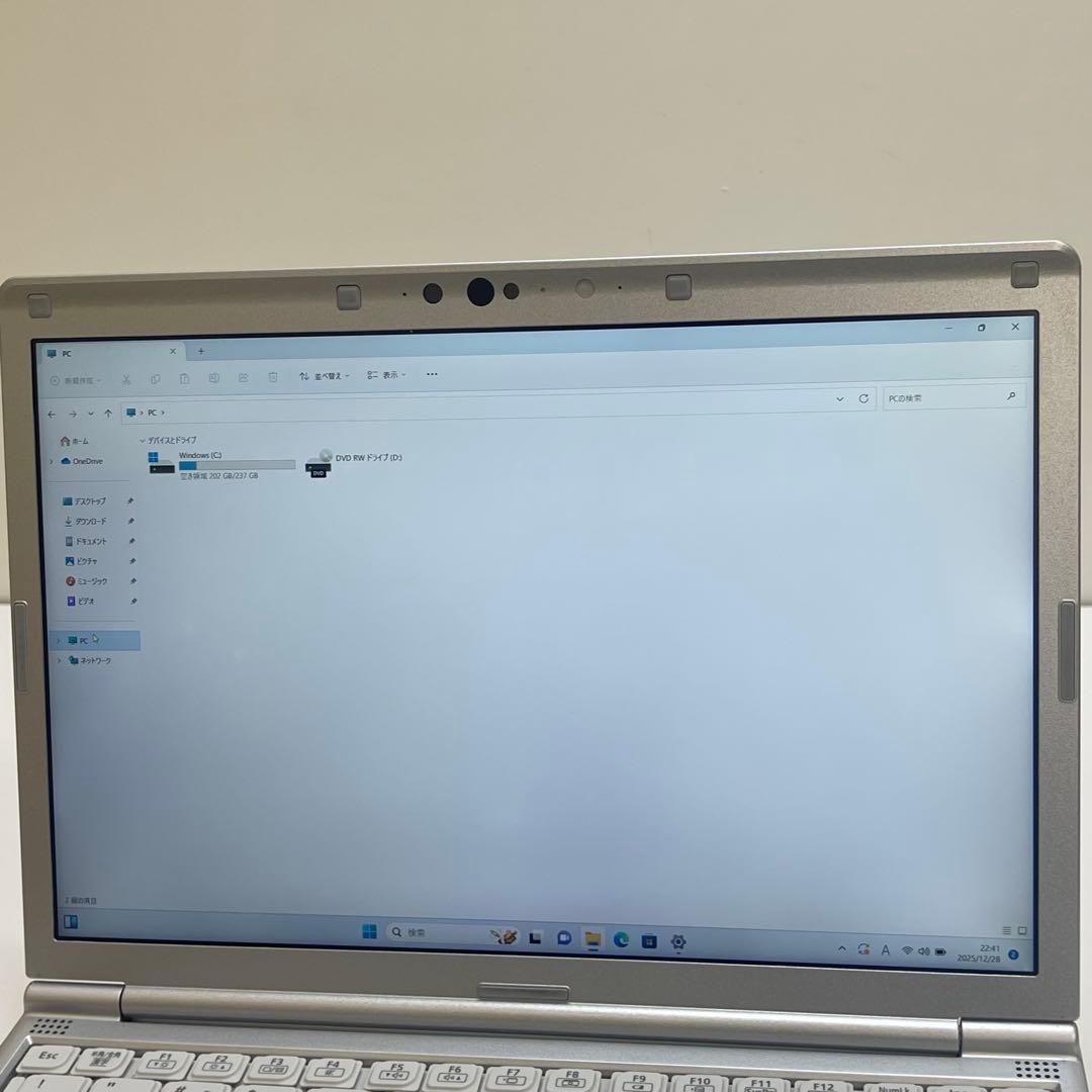 #709 パナソニック CFSV7-3 i5-8350U 8GB SSD256G