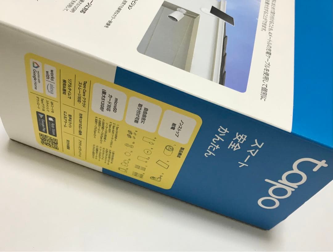 【未使用】tapo 防犯カメラ (ソーラー) +128GBカード、取付金具付