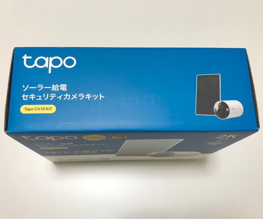 【未使用】tapo 防犯カメラ (ソーラー) +128GBカード、取付金具付