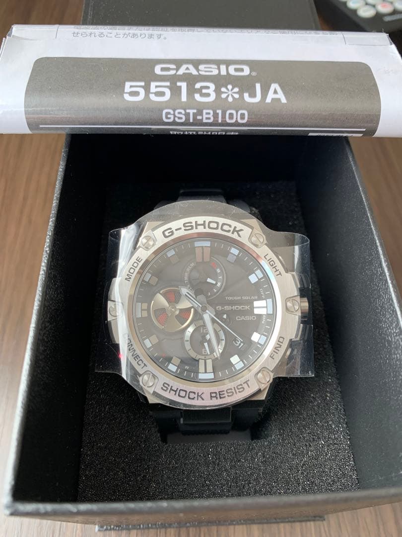 【新品】定価6万円 CASIO G-SHOCK GST-B100 電波ソーラー