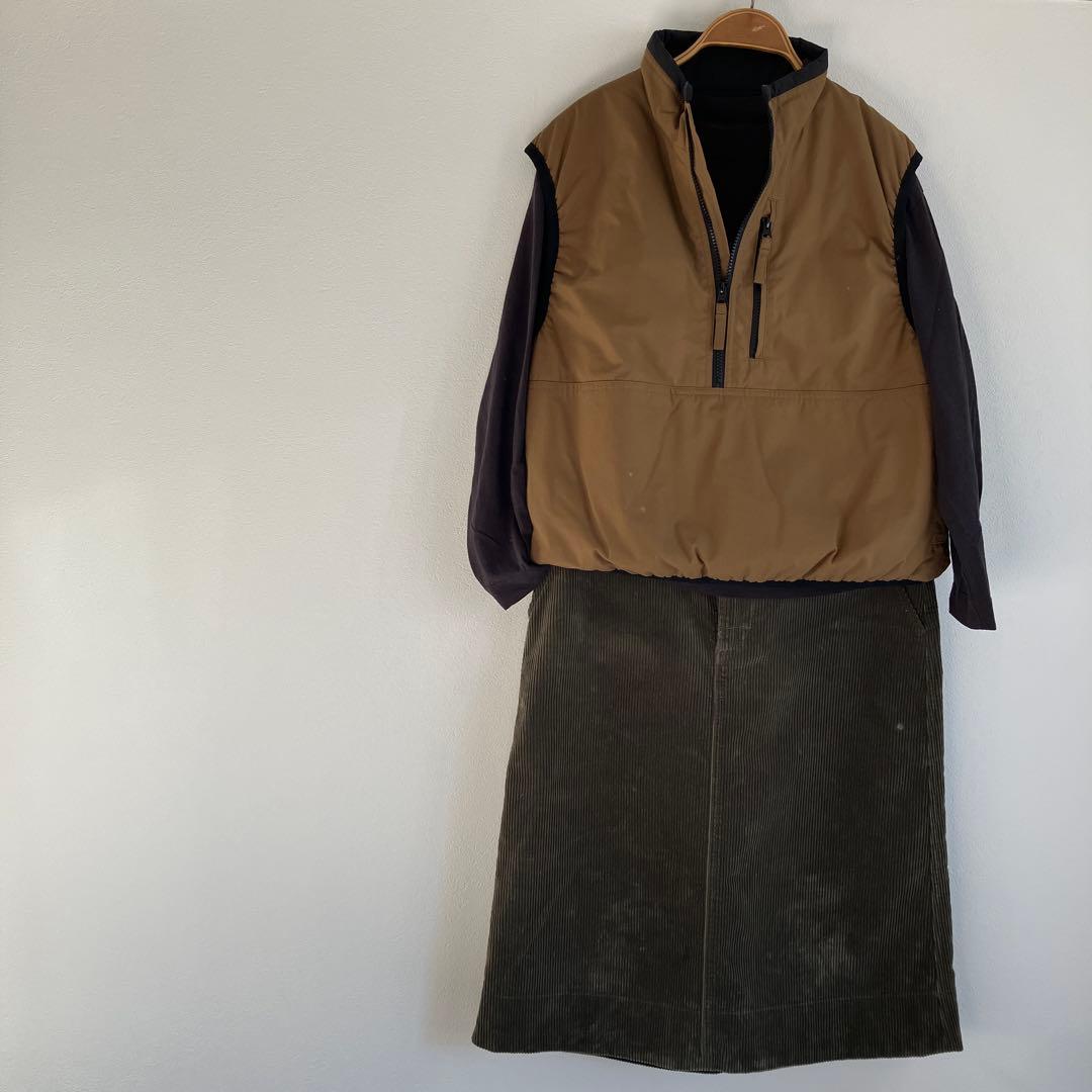 MHL コットンナイロン　中綿ベスト