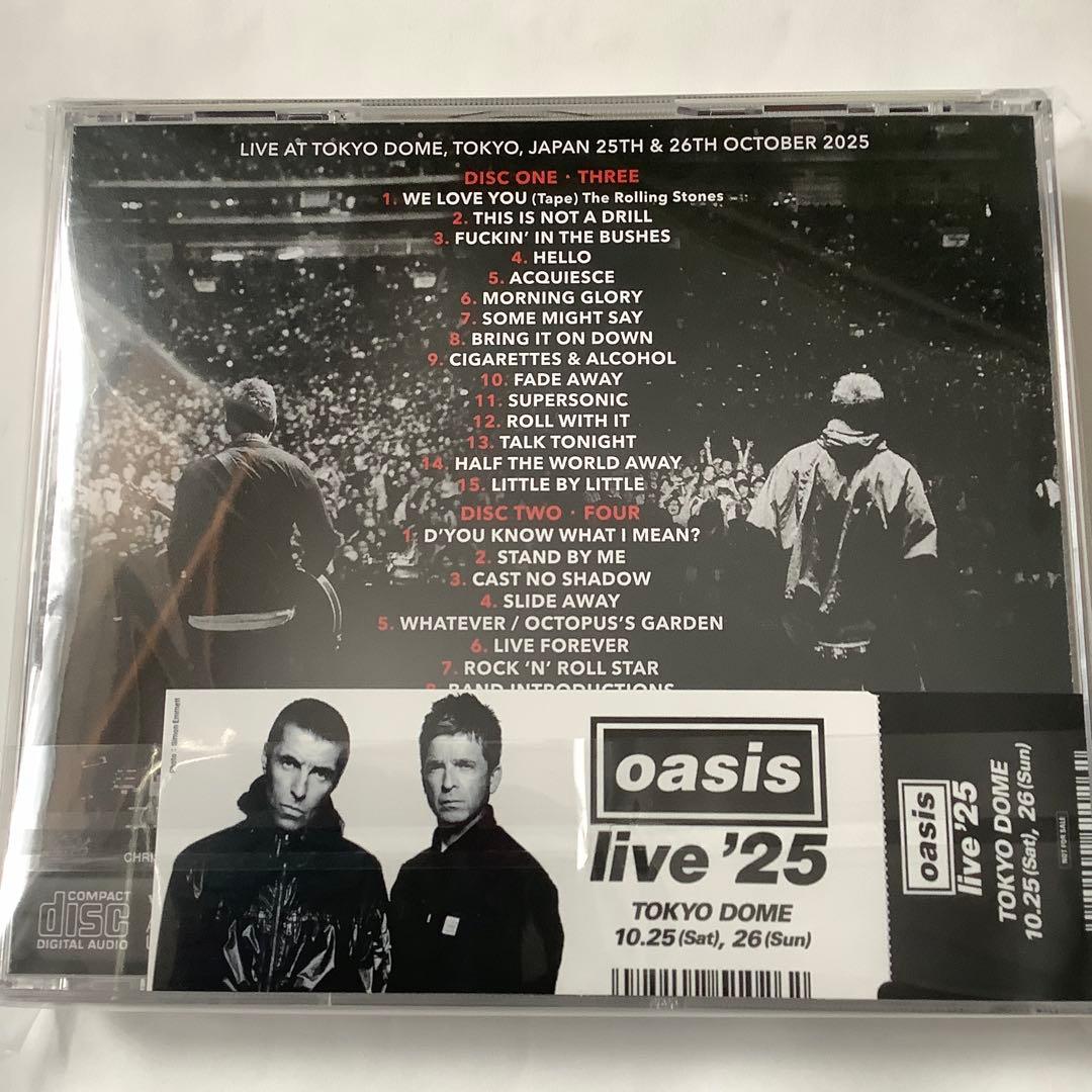 oasis DEFINITIVE TOKYO DOME 2025 新品 初回特典