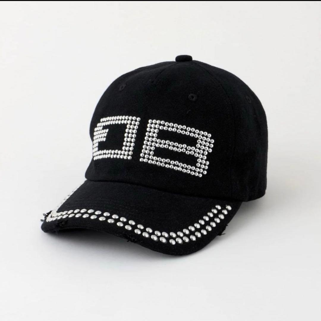 BEEDEN BD STUDS DAMAGE CAP BLACK ブラック