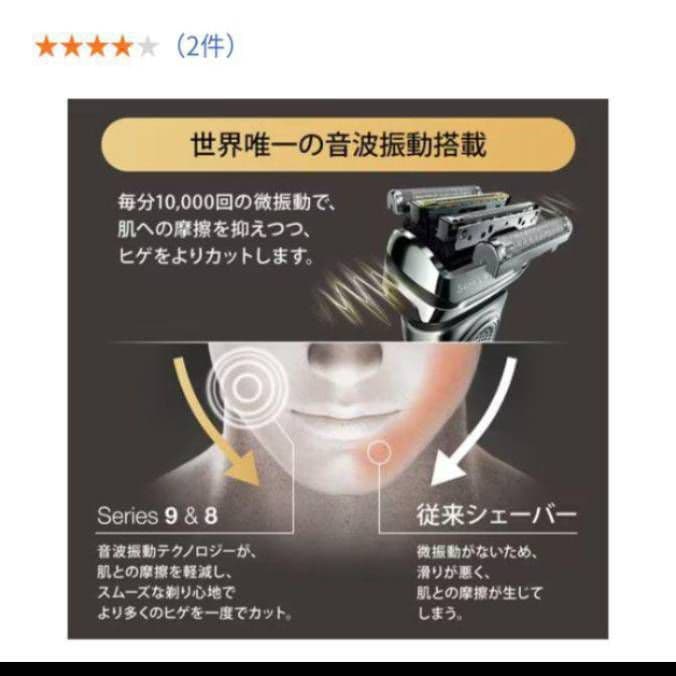 ブラウン最高峰Series9 S9Pro 9455cc刃無し本体 新品未使用❣️