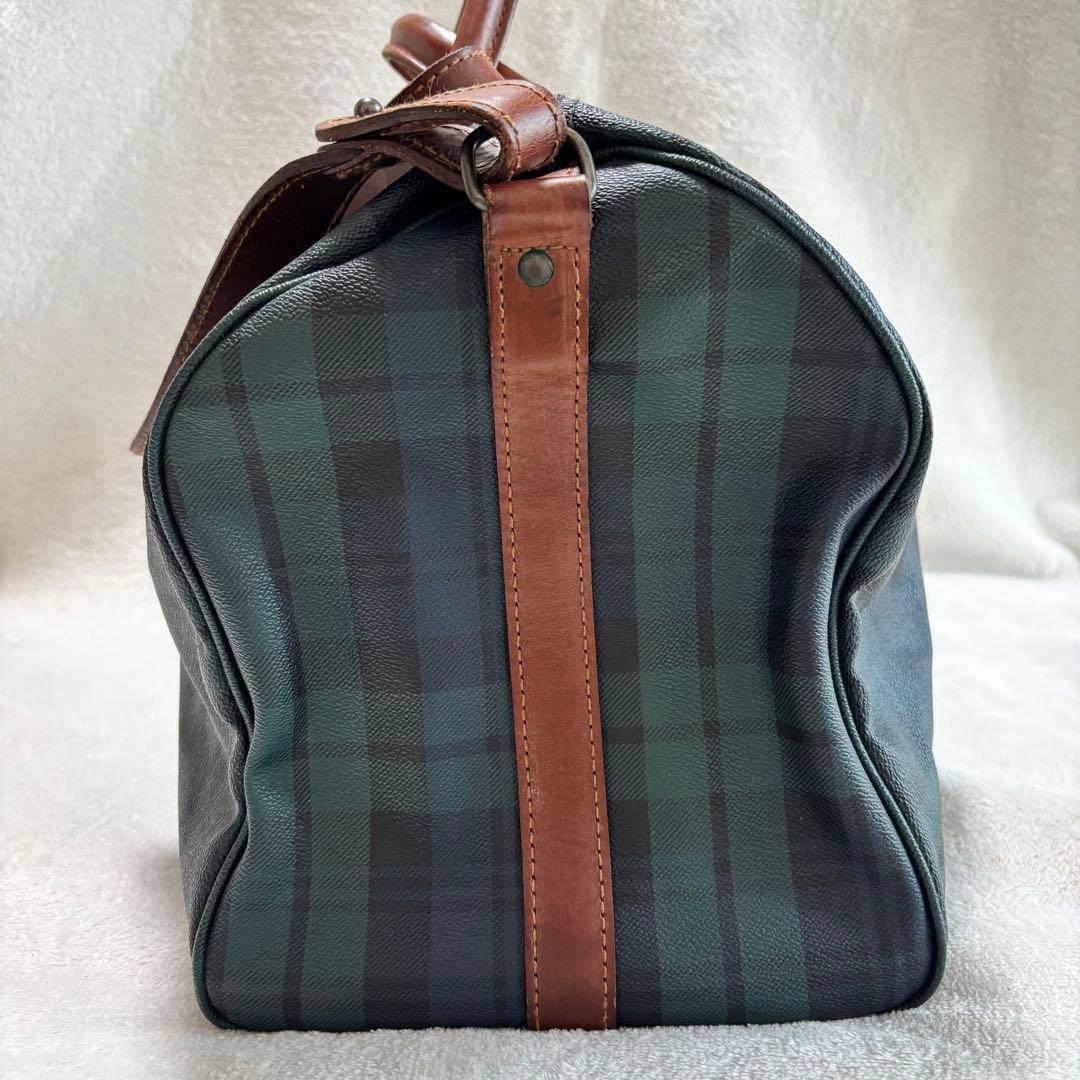✨️美品✨️ ポロラルフローレン ブラックウォッチ ボストンバッグ ２WAY 緑