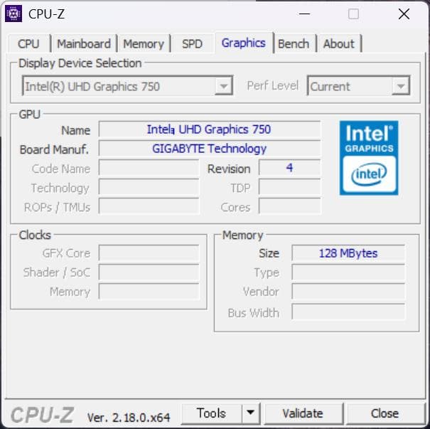 【中古】GIGABYTE Z590I VISION D ITXマザーボード