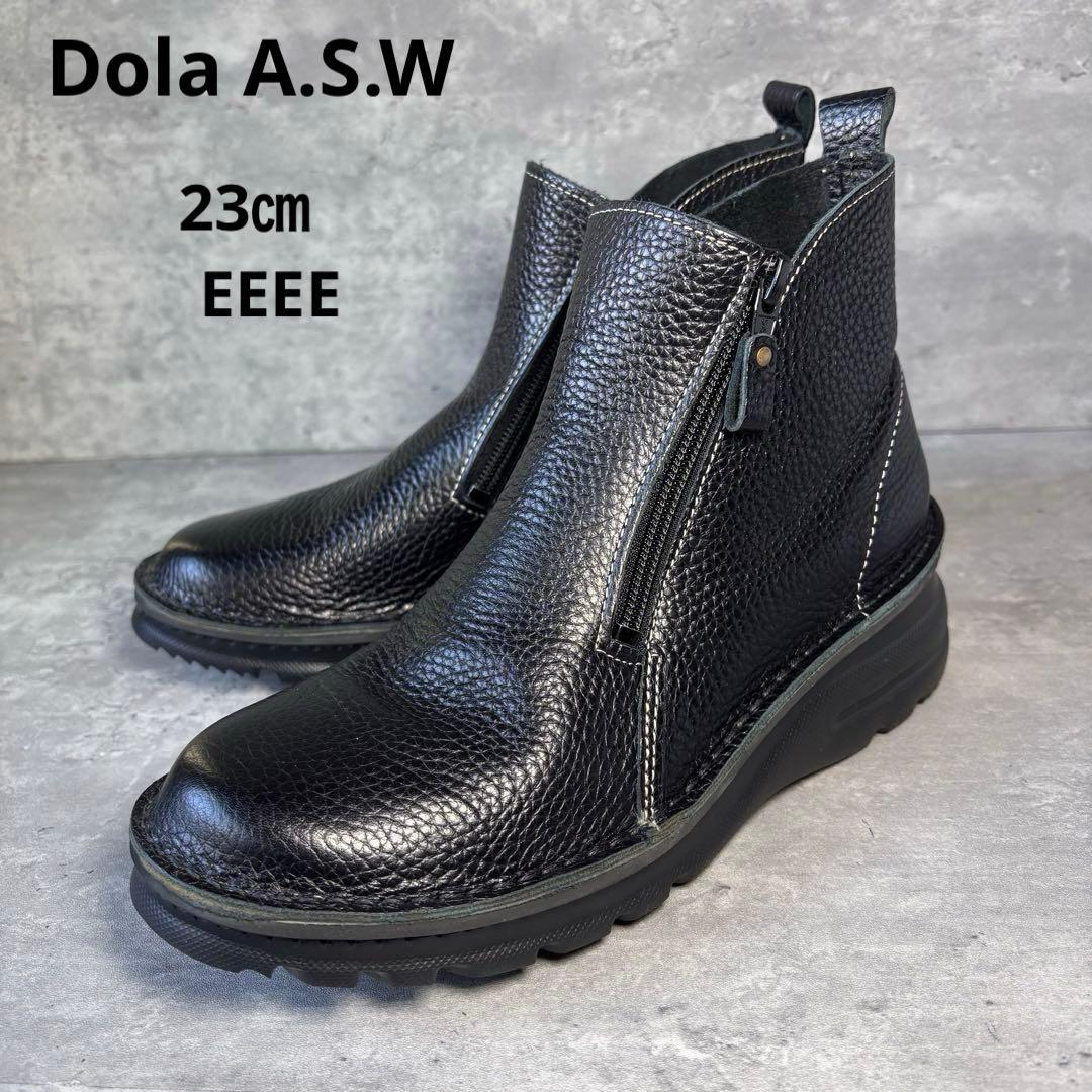 【新品】Dola A.S.W ドラ エアセンスウォーク　ブーツ　軽量　本革　23