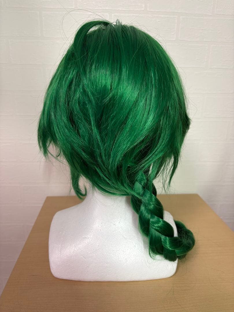 値下げ中✨にじさんじ 緑仙 コスプレ 衣装 ウィッグ　アイブロウペンシル　下地