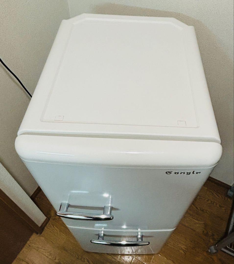 e angleレトロ調 冷蔵庫 ANG-RE151-A1 エディオン 2019年