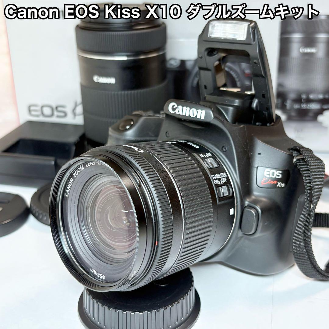 Canon キャノン EOS Kiss X10 ダブルズームキット 箱付き 美品