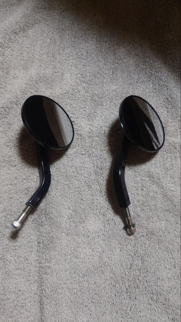 ハーレーミラー JOKER MACHINE ラウンドミラー ブラック 左右セット