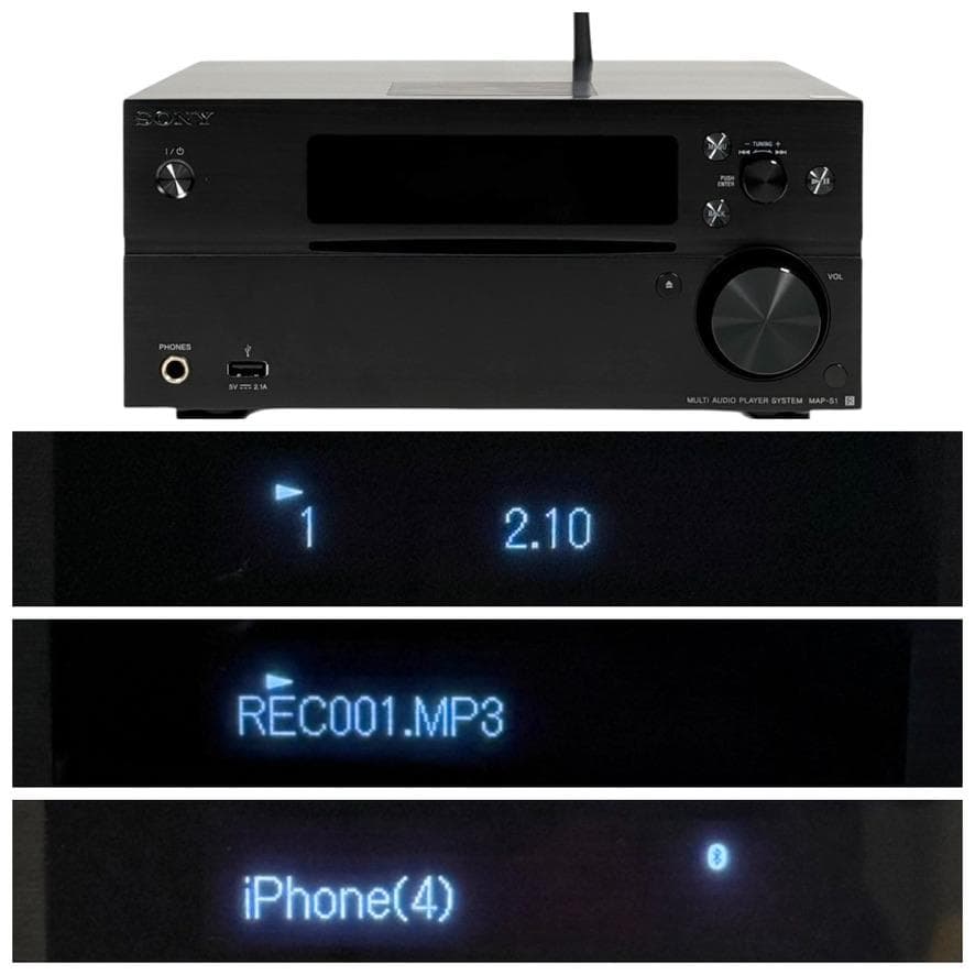 優良美品・ソニー マルチオーディオCDプレーヤー MAP-S1 B