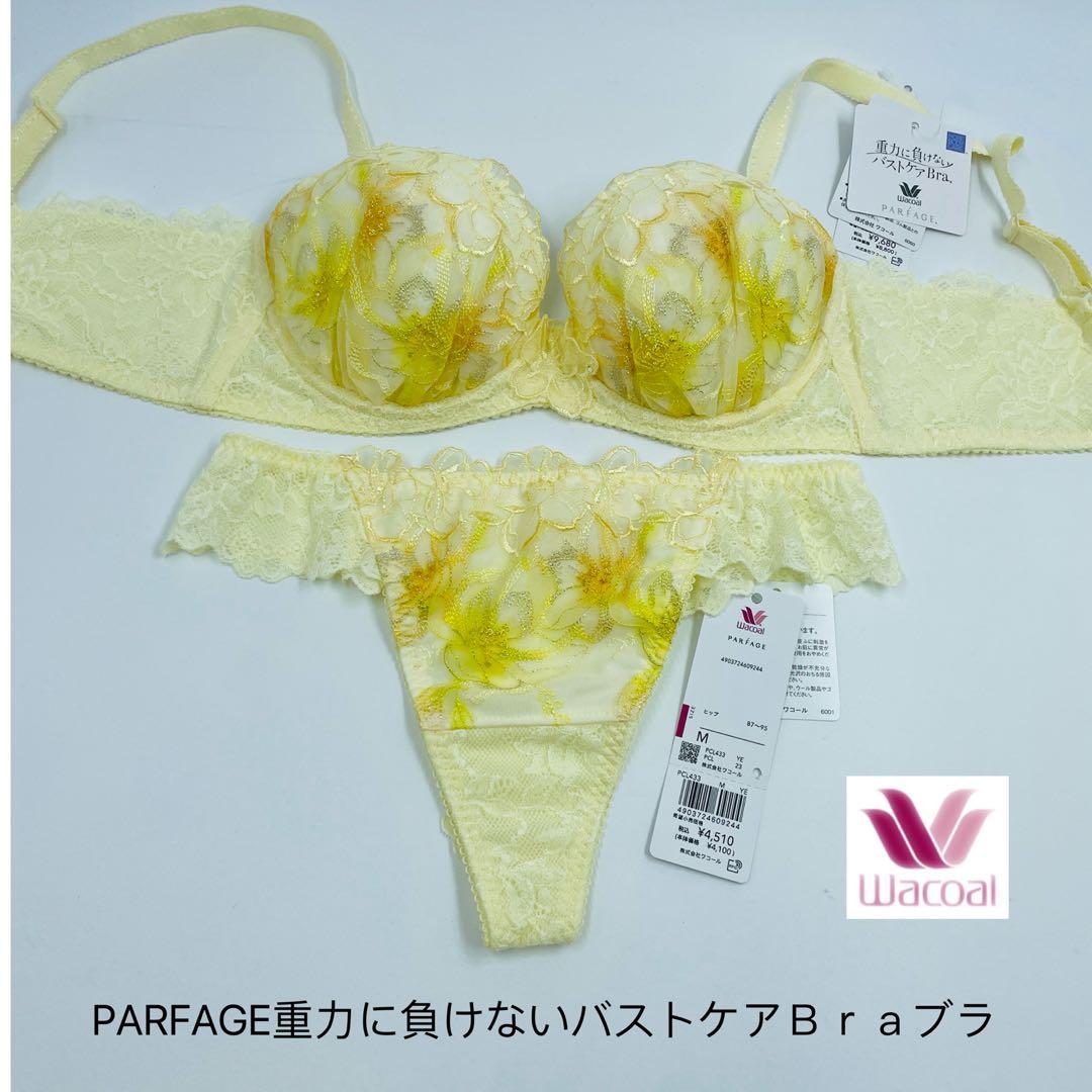 PARFAGE重力に負けないバストケアＢｒａブラジャーショーツC70M