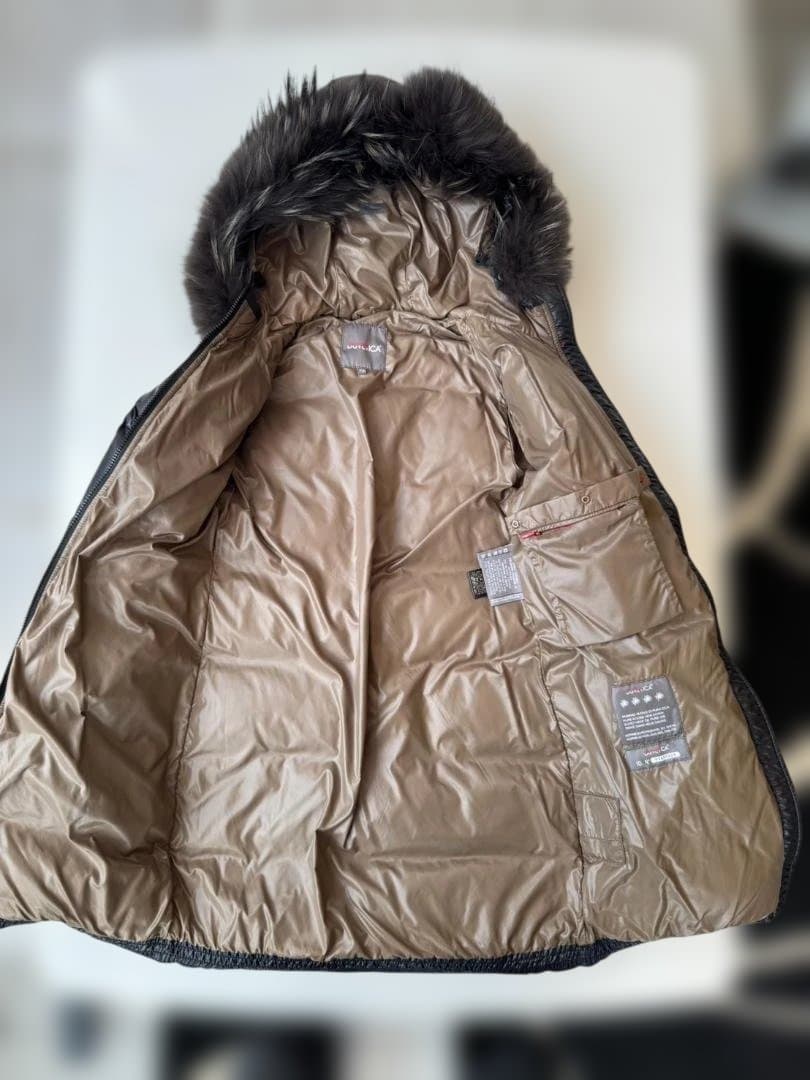 【綺麗】デュベティカ KAPPA ダウンコート 38 ラクーンファー