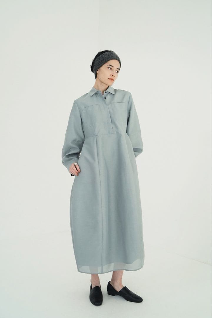 【clane】 FLUFFY SHEER SHAPE ONEPIECE 2