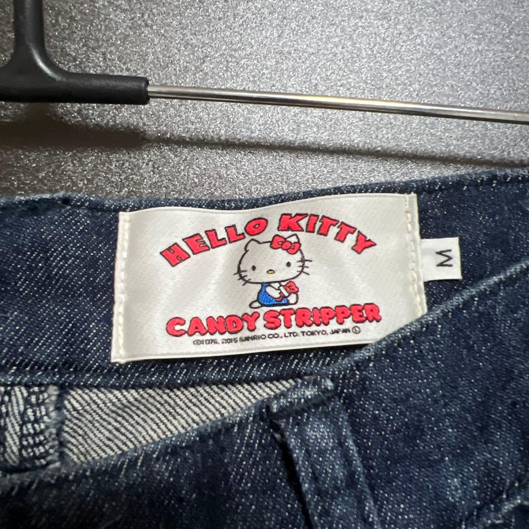 みるる♡迅速丁寧対応♡ Candy Stripperハローキティデニム