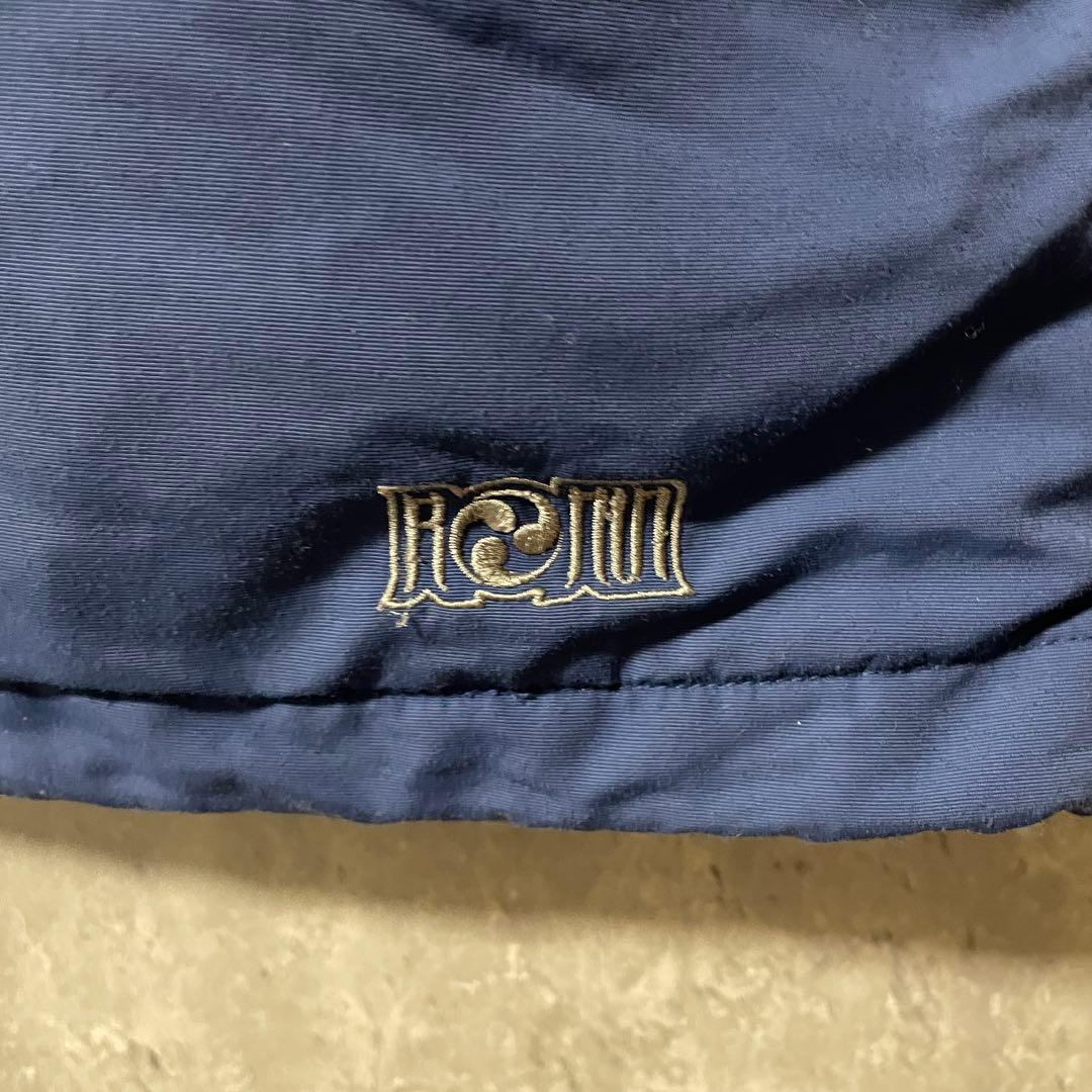 Burtonバートンスキーウェアスノーボードジャケット青ブルー紺ネイビー刺繍ロゴ