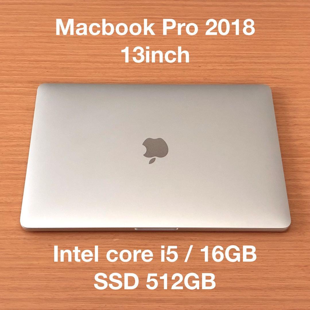 MacBook Pro 2018 【16GB/SSD512GB/USキーボード】