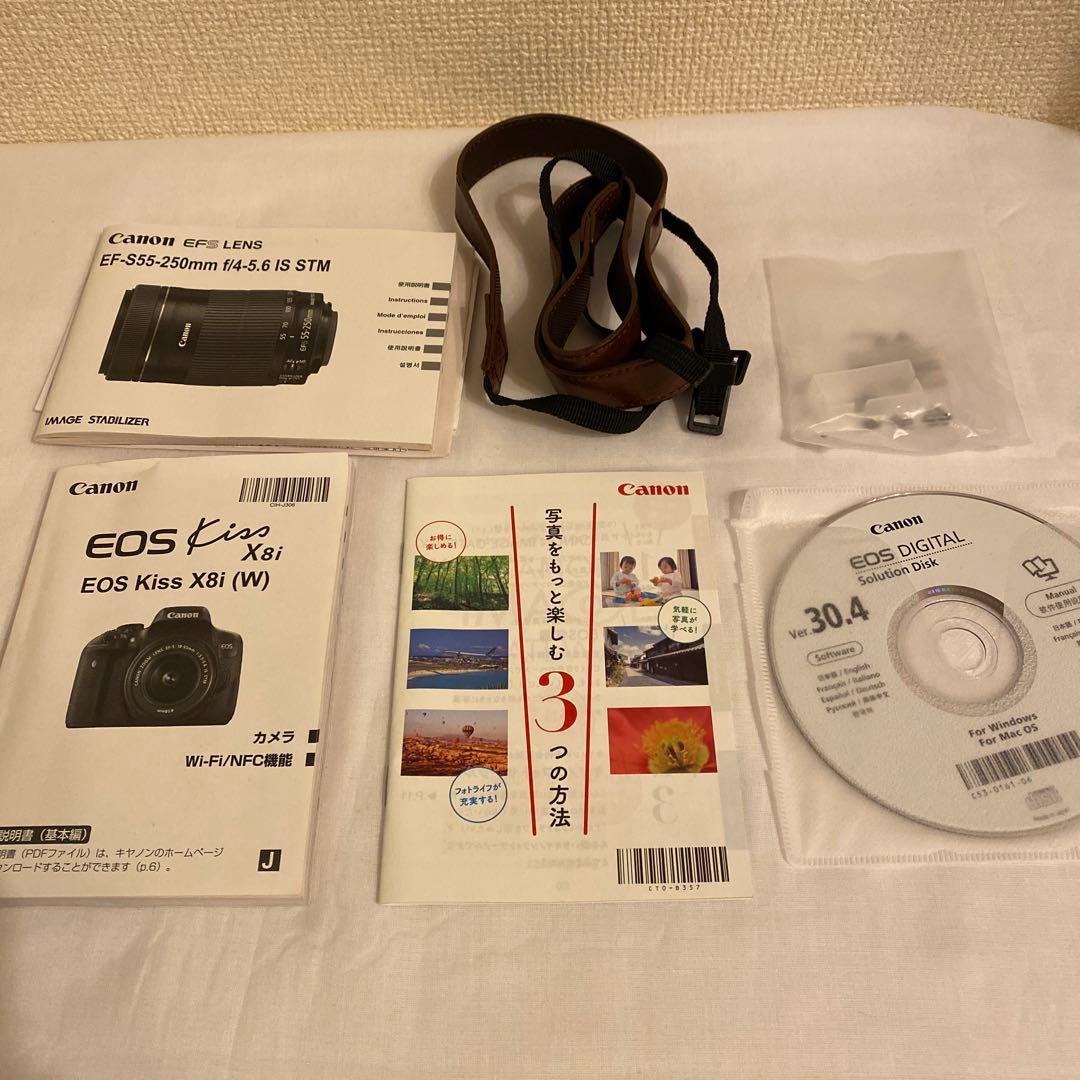 【美品】Canon EOS KissX8iダブルズームキット