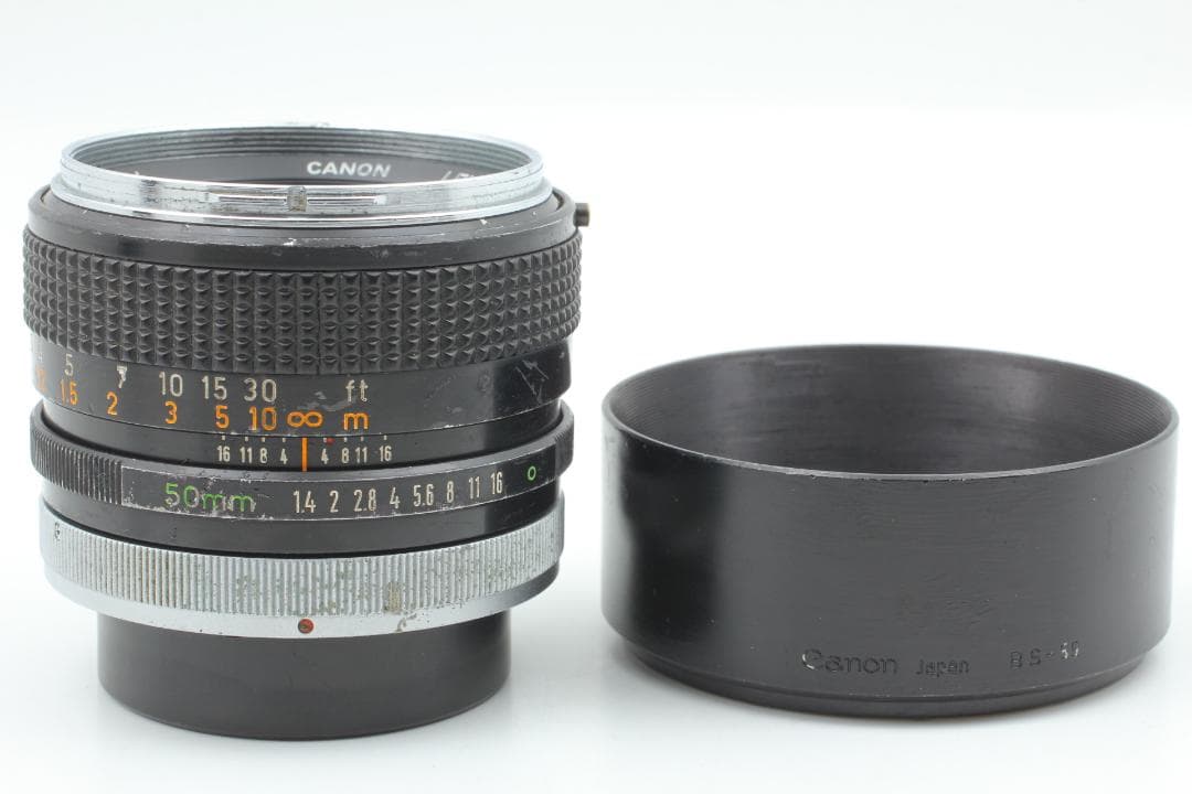 【並品　整備済】 Canon FD 50mm f/1.4 標準レンズ #930