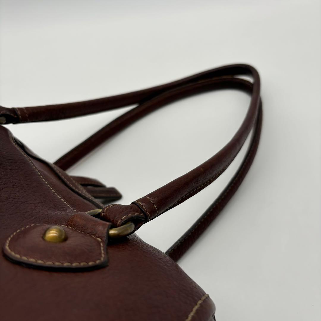 土屋鞄製造所 トーンオイルヌメ ミニボストンバッグ　男女兼用　ユニセックス