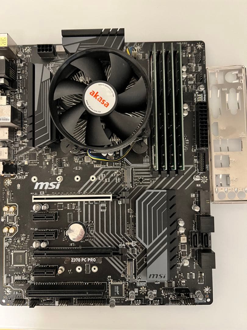 【説明必読】MSI Z370 PC PRO +cpu+メモリー