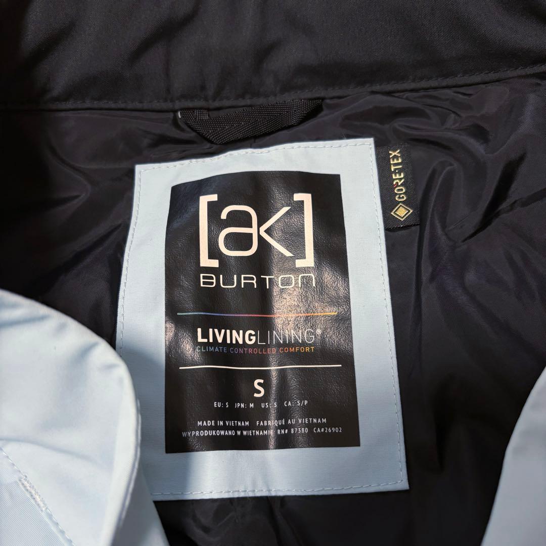 最新作 バートンak サイクリックパンツ パンツ 水色 ゴアテックス スノボ