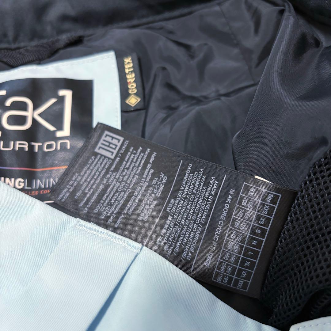 最新作 バートンak サイクリックパンツ パンツ 水色 ゴアテックス スノボ