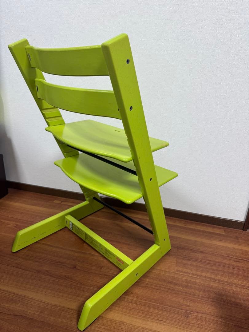 【STOKKE】トリップトラップ　ライムグリーン　シリアル6