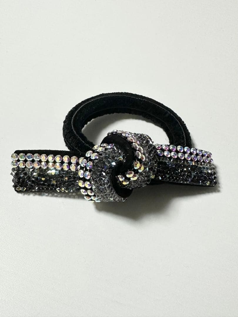 acca リボンゴム ブラック×オーロラ