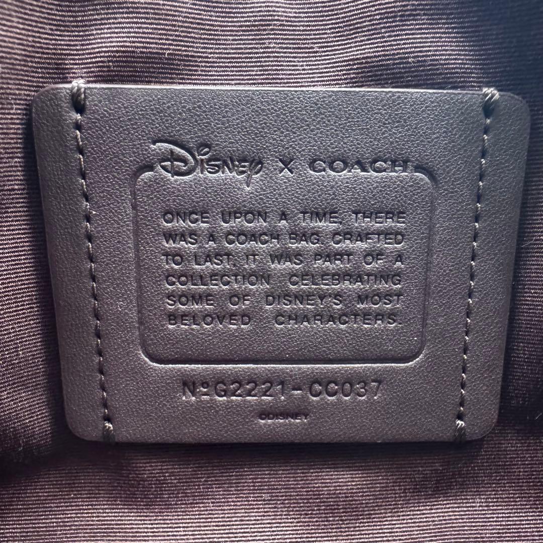 極美品✨ コーチ メッセンジャーバッグ トラック ディズニー ヴィランズ 黒