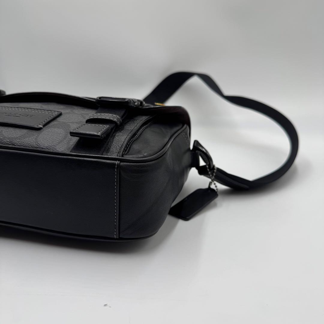 極美品✨ コーチ メッセンジャーバッグ トラック ディズニー ヴィランズ 黒