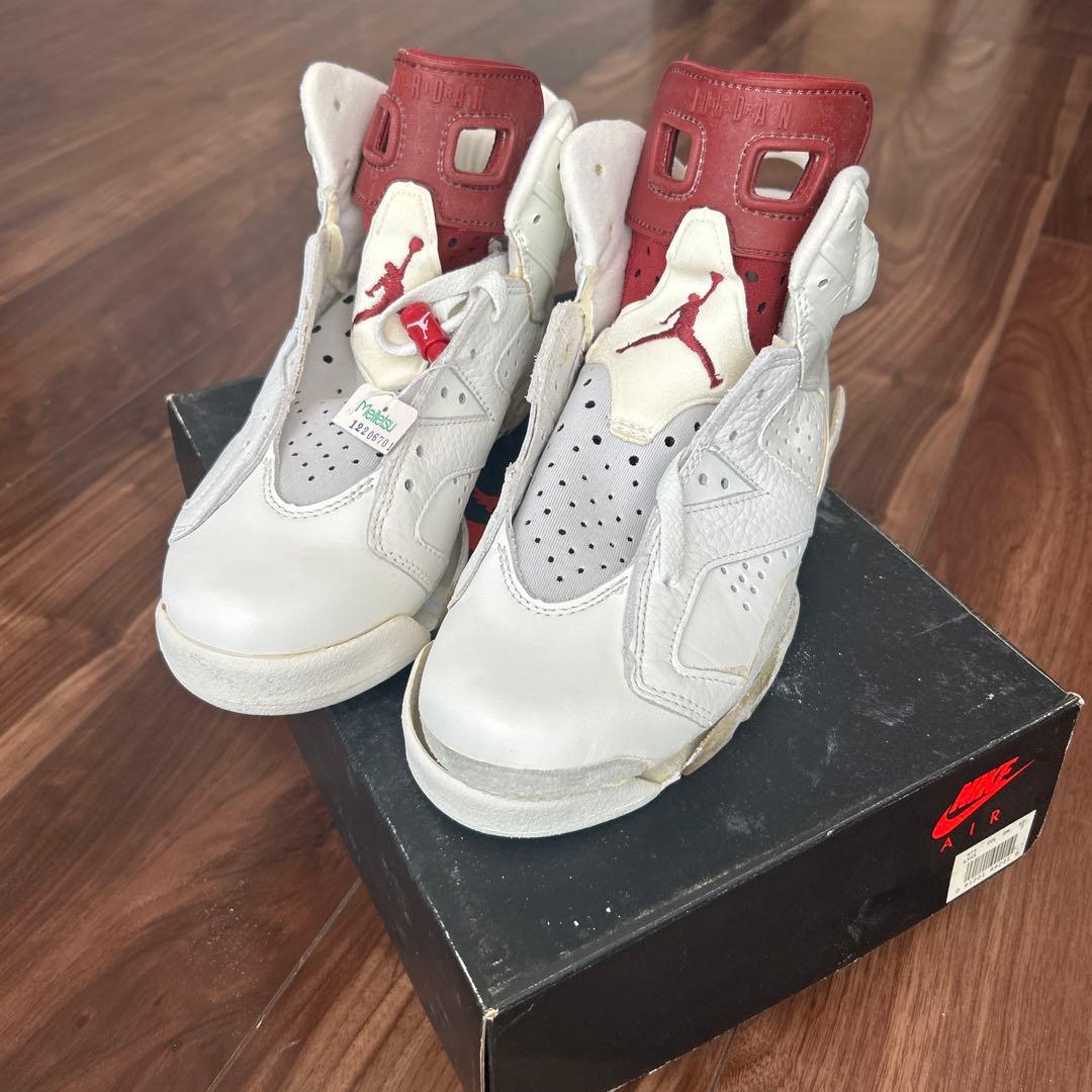 【ジャンク品】新品未使用　ナイキ エアジョーダン6 マローン　25.0