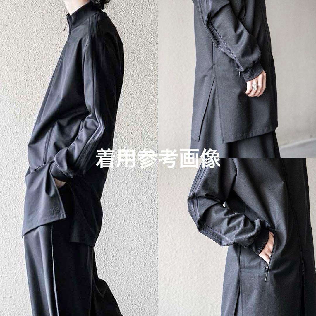 【新品同様】Y-3ワイスリー ウールロングトラックジャケット ヨウジヤマモト