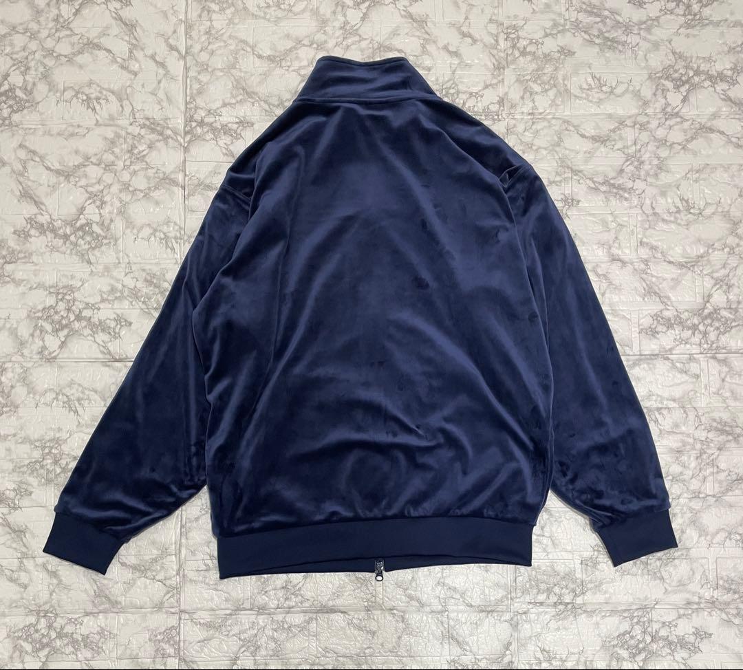 Lサイズ　ベッケンバウアー　ネイビー　トラックジャケット　ベロア