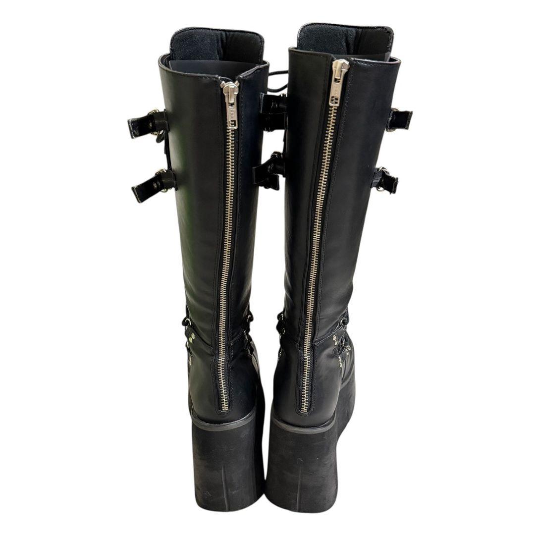 【DEMONIA】KERA-200 / 厚底ロングブーツ　US6 23〜23.5