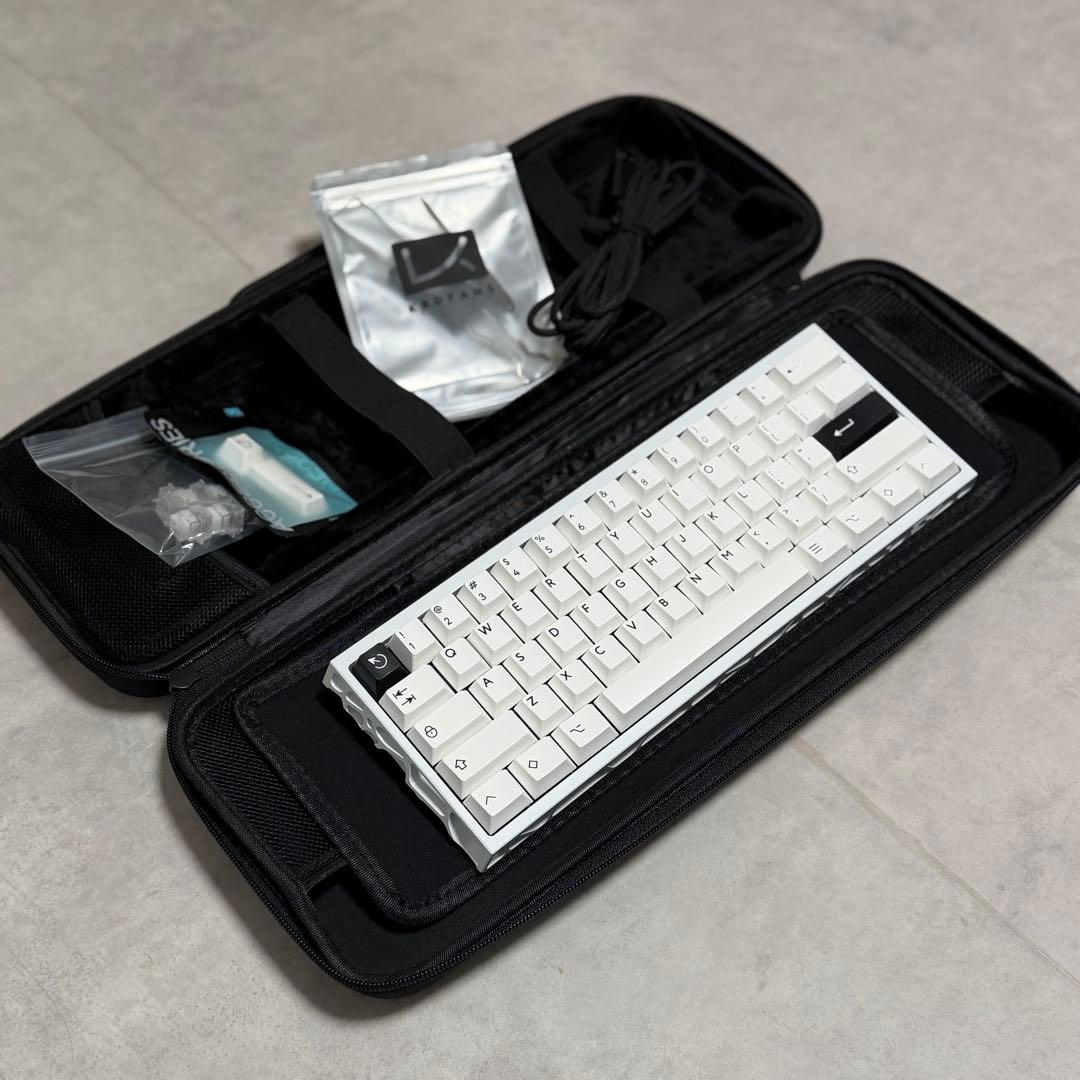 （定価39800）Kbdfans Holy60 HE White