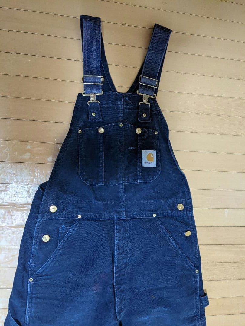 Carharttカーハート キルティングオーバーオール(32×32)