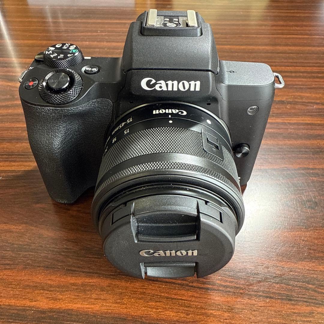 Canon ミラーレス一眼カメラ EOS Kiss M2 キット ブラック