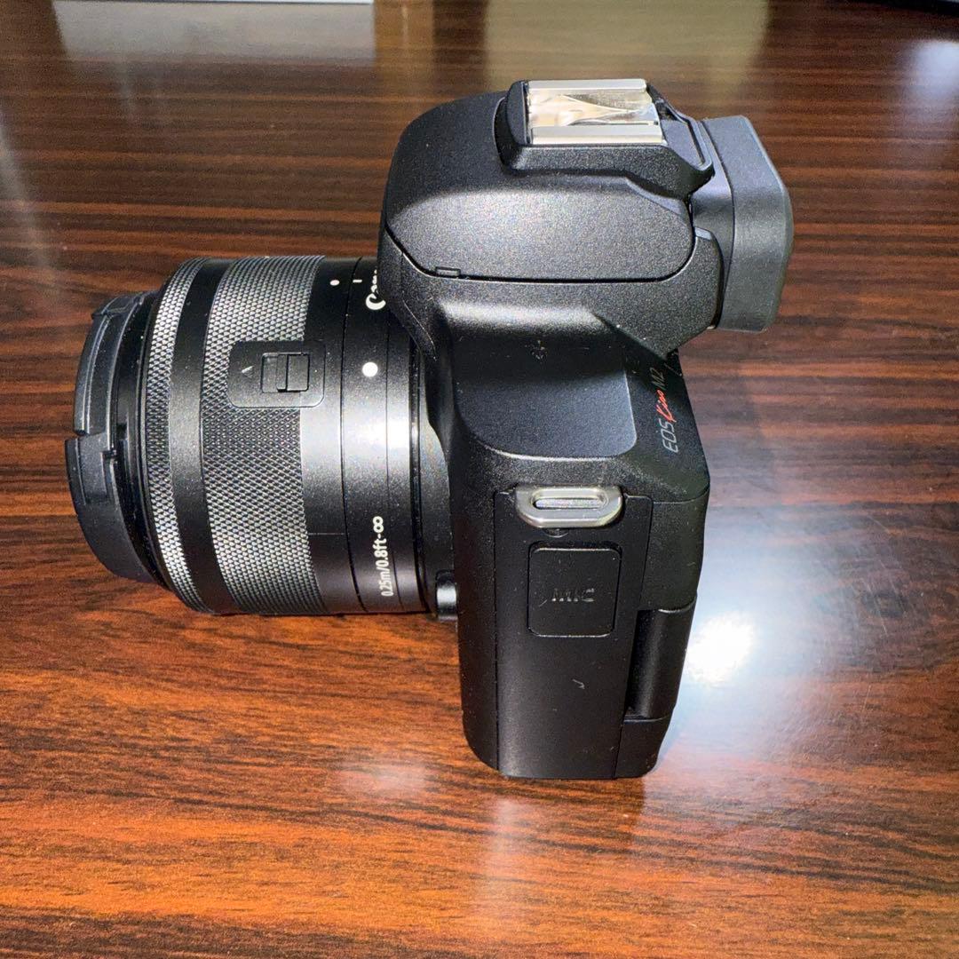 Canon ミラーレス一眼カメラ EOS Kiss M2 キット ブラック