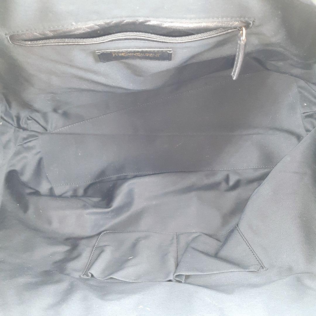 希少色✨　イヴサンローラン　ボストンバッグ　パテントレザー　YSL グリーン