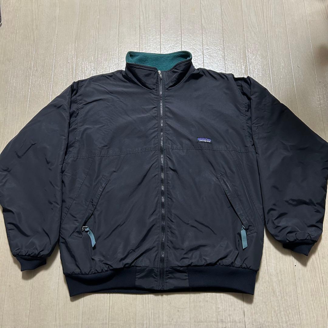 パタゴニア　patagonia シェルドシンチラジャケット ブラック XL