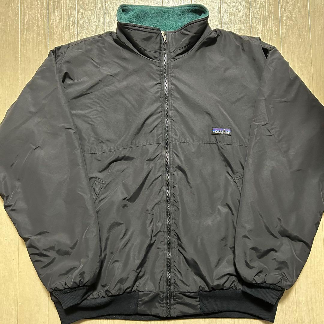 パタゴニア　patagonia シェルドシンチラジャケット ブラック XL