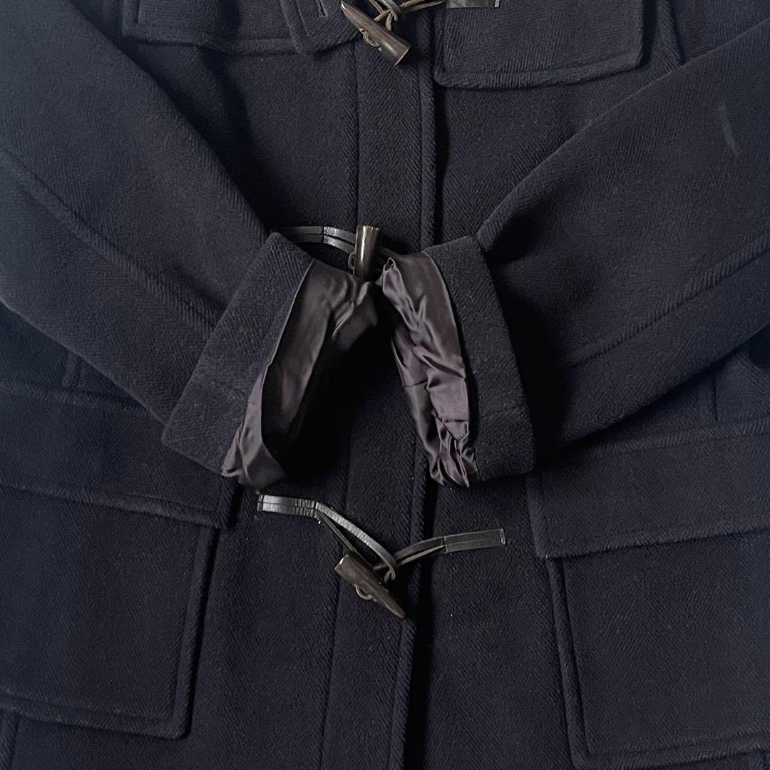 希少 バーバリーロンドン ダッフルコート 大きいサイズ 2XL ヘリンボーン